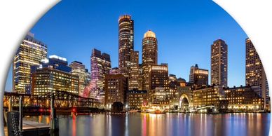 City of Boston by Night 