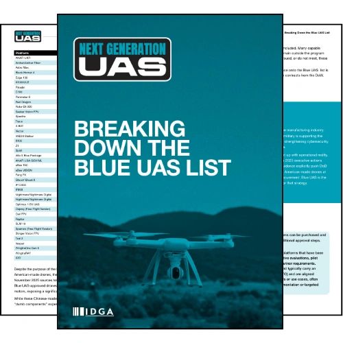 Next Generation UAS Exclusive: Breaking Down The Blue UAS List