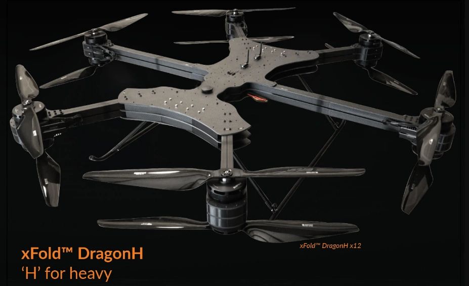 xFold DragonH Drone for Heavy Payload Commercial Drone Guide