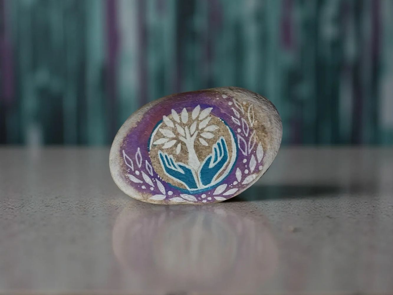 Artwork handcrafted by: Rocks & Roots Creative