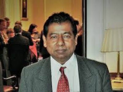 A portrait of Dr. Ghosh