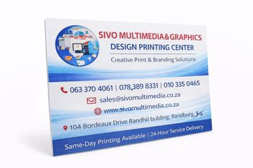 Custom printed Correx boards for outdoor signage and business advertising displays