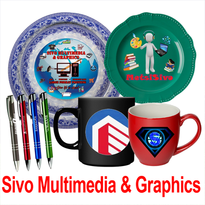 This is the service image for Mugs, Pens, Plates.