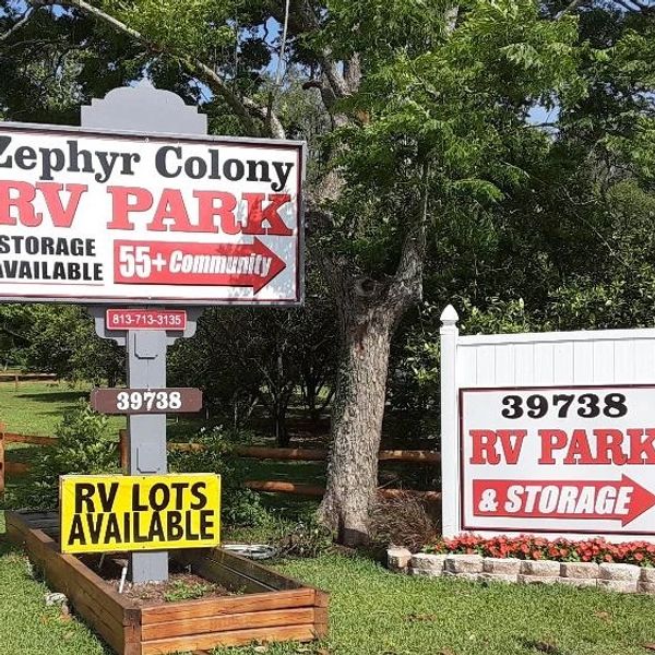 Zephyr Colony RV Park RV Park, 55+ Senior Park, Zephyrhills, FL