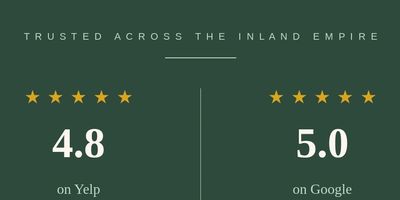 C & A Property Services customer reviews: 4.8 on Yelp, 5.0 on Google