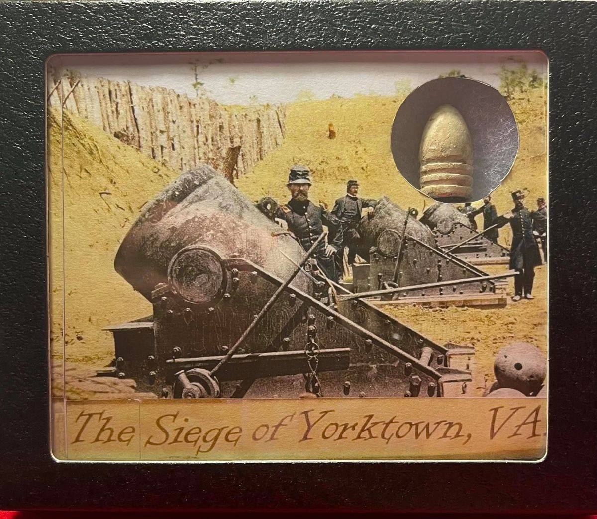 Authentic Dug Civil War 58 caliber dropped 3 ring bullet from the Siege ...