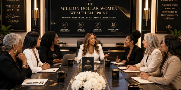 Women discussing wealth and legacy strategies.
