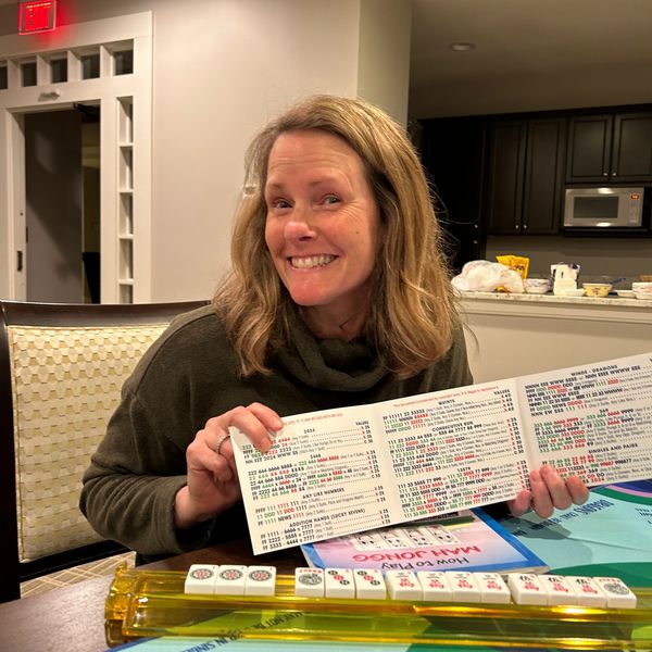 Showing off the NMJL card