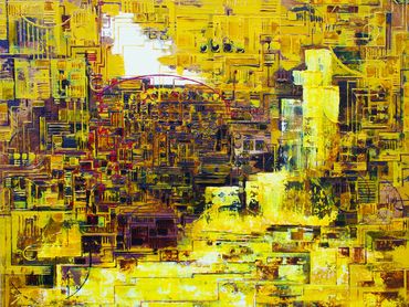 Birth of a TORII #9, (Tsugane Otoshi Waterfall つがね落としの滝), 80 cm x 60 cm