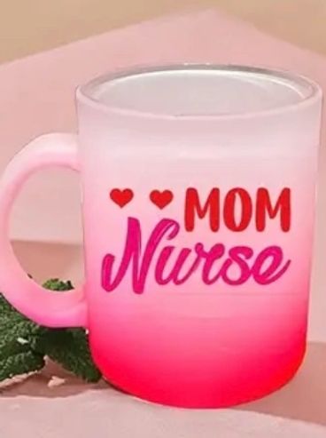 11 oz Ombre Pink Coffee Cup