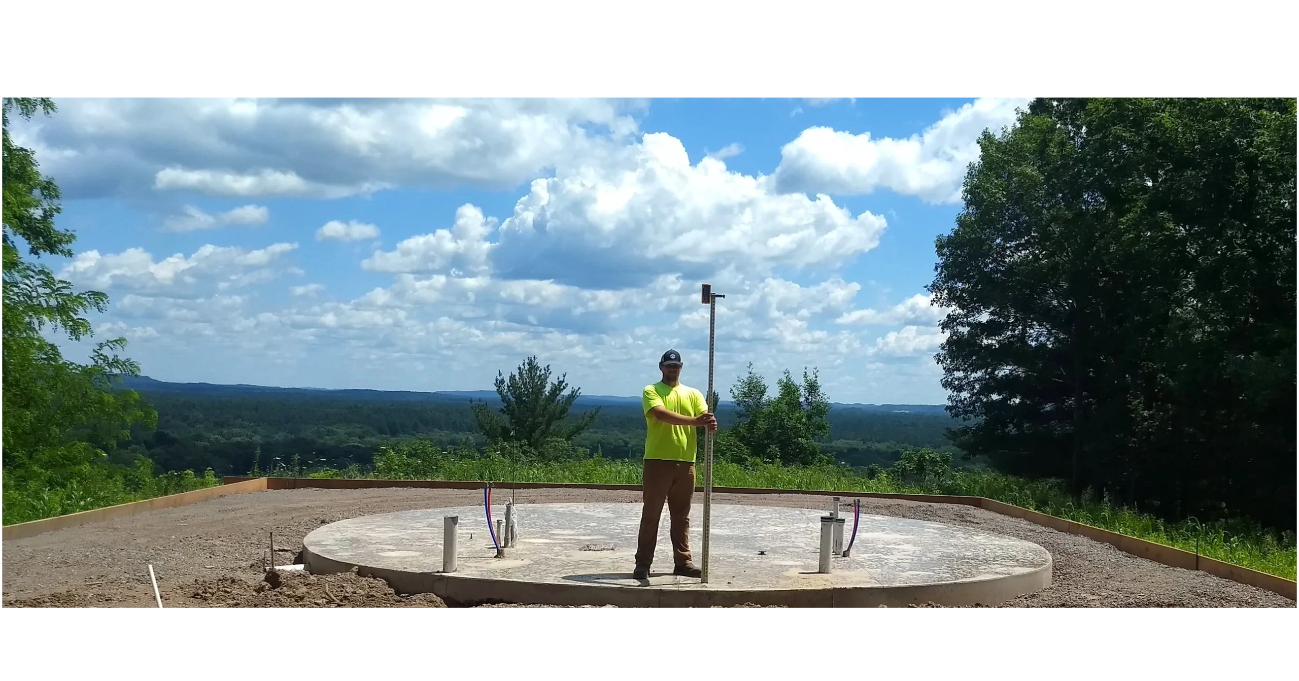 soil test on bluff near black river falls