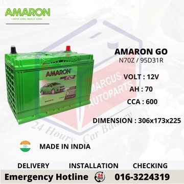 AMARON GO NX120-7 95D31R CAR BATTERY