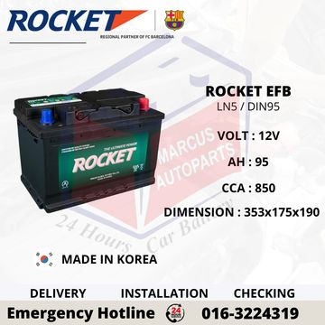 ROCKET EFB L5 DIN95 CAR BATTERY