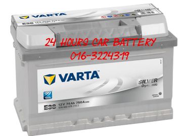 VARTA SILVER DYNAMIC E38 DIN74 CAR BATTERY