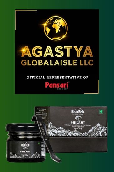 Agastya Globalaisle LLC represents Pansari Group with BlakBrik Shilajit product.