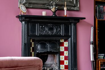 Property photography
Lifestyle image of fireplace