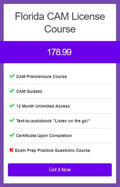 CAM Course 3 Payments | AACC Florida CAM Course Online