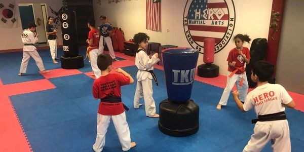 Kids participating in martial arts classes in Palmetto Bay - Cutler Bay - Miami