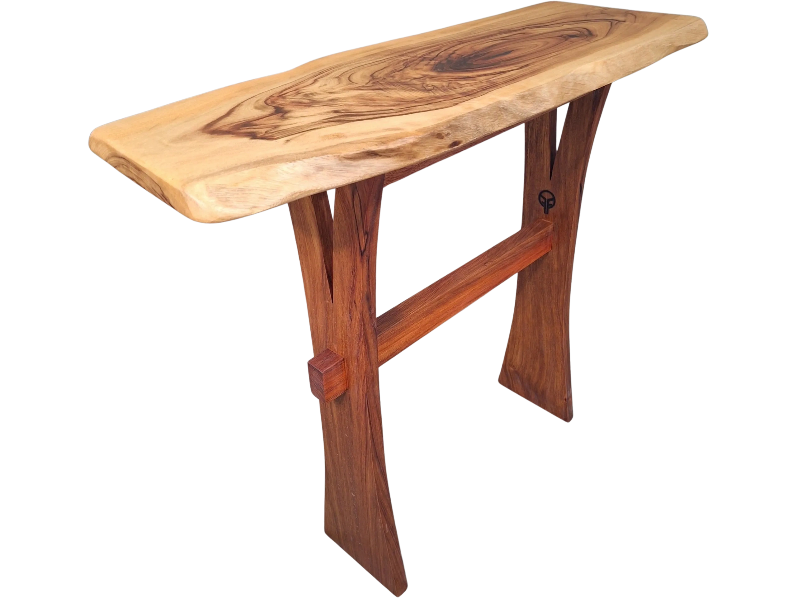 Beautiful Camphor Laurel Top with Rosewood "tree style" base. 