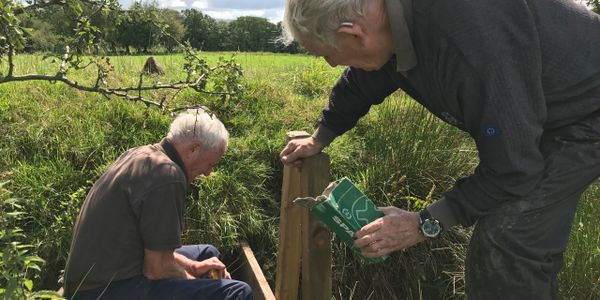 Volunteers help to create leaky dams