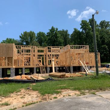 Our project right now , orangeburg sc  6000 sf beautiful 1 store house , brick house , 14 and 12ft c