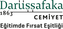 Darüşşafaka logosu ve yazısı.