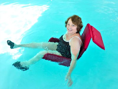 Joint Therapy Float for pool physical therapy and rehabilitation.