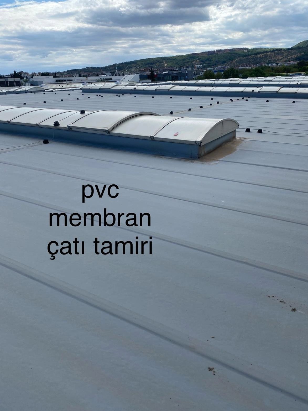 pvc membran çatı tamiri