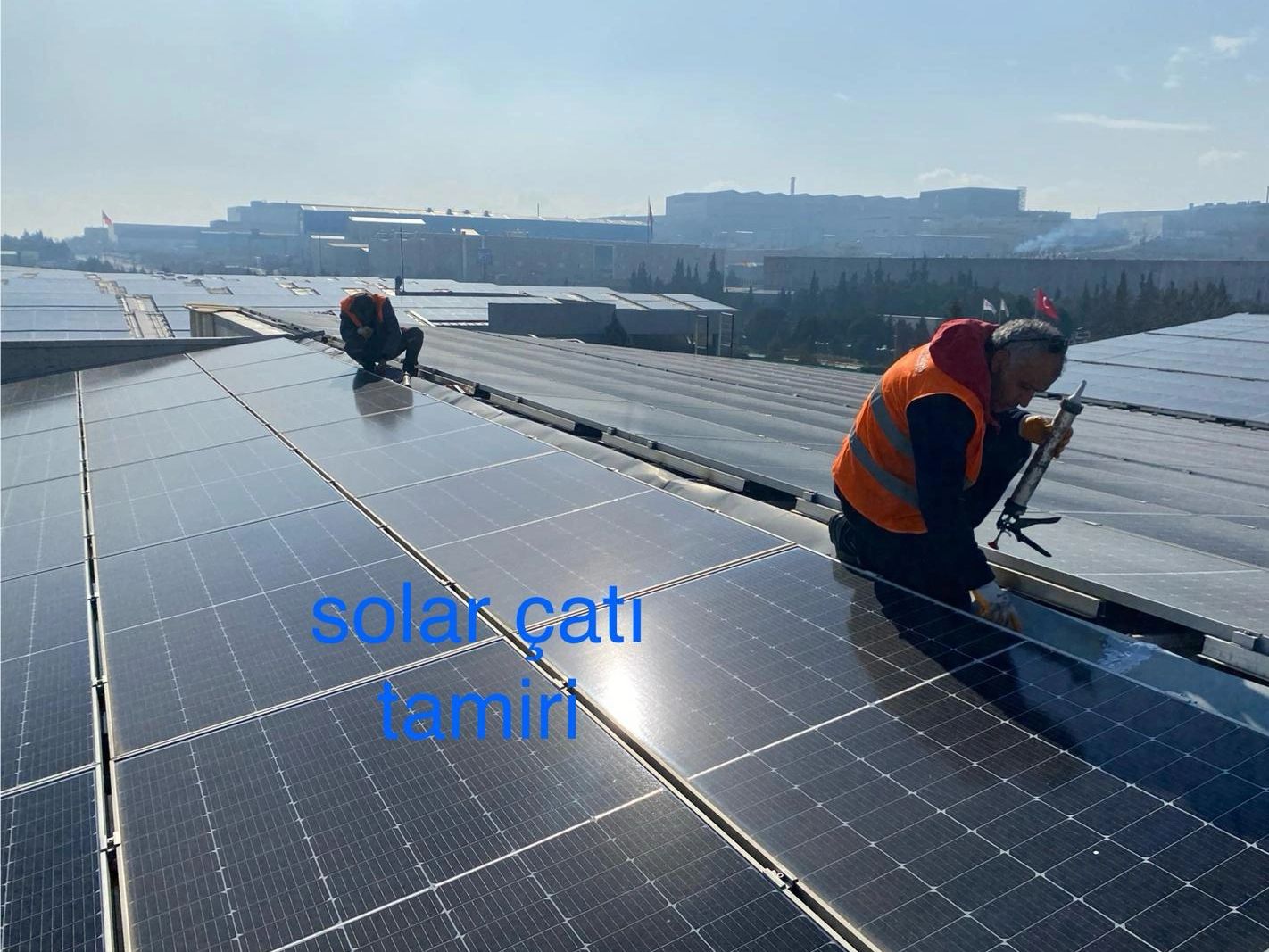 Gebze solar çatı tamiri, Gosb solar çatı tamiri, Gebze solar çatı izolasyonu. 
