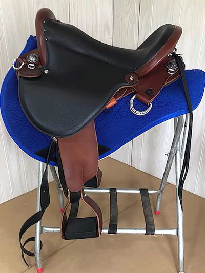 Double Diamond Platinum Barrel Saddles – Custom Leather Superstore