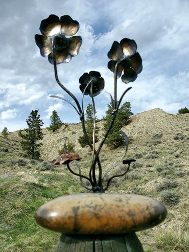 Outdoor Metal Flower
