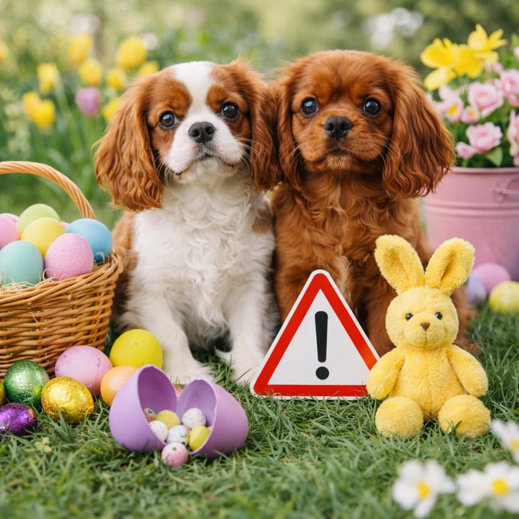 Easter Safety for Cavalier Puppies