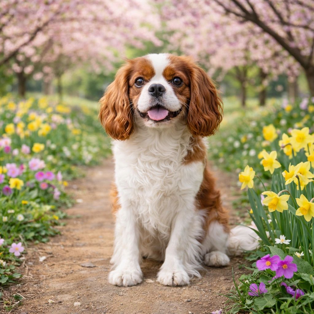 Spring Photos With Your Cavalier