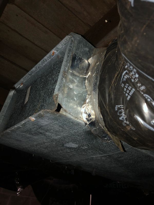 ductwork leakage