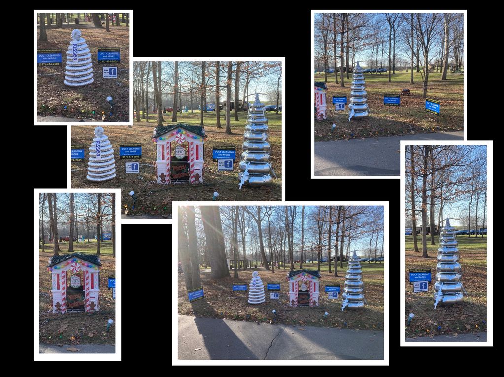 Our display for the 2021 Trees of Plainfield at Hummel Park.