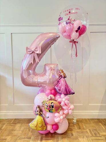 Birthday girl balloons Disney princess party Uckfield, Crowborough, Heathfield buxted Eastbourne