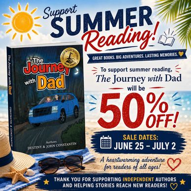 The Journey with Dad summer reading sale. 
