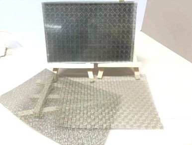 Decorative Metal net for glass lamination decorative fabric for glass lamination design laminated 