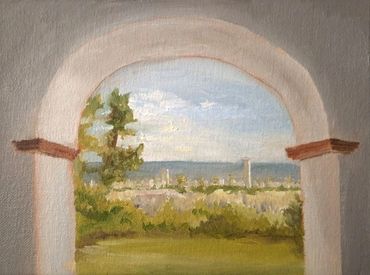 View from Wattles Mansion Los Angeles