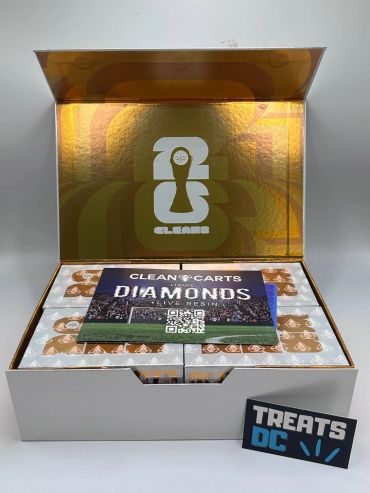 Open box of Clean Carts with Treats DC card.