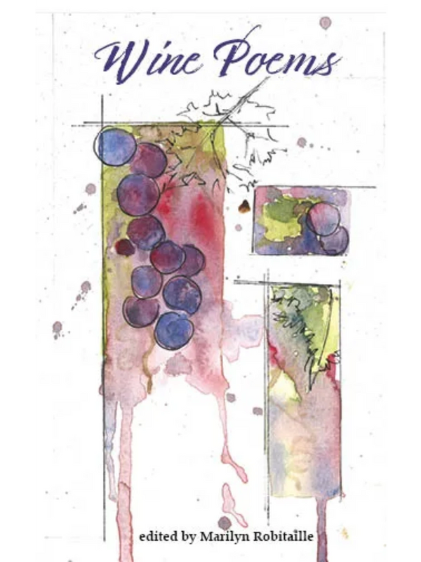 Front cover water color art of Wine Poems 