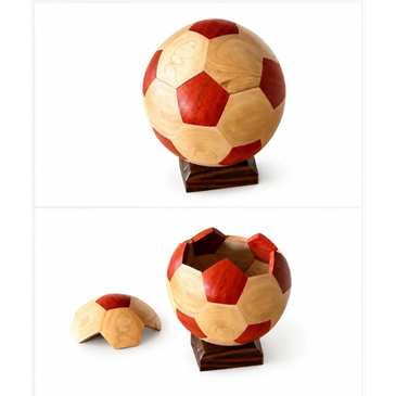 Artisanal Marquetry Soccer Ball