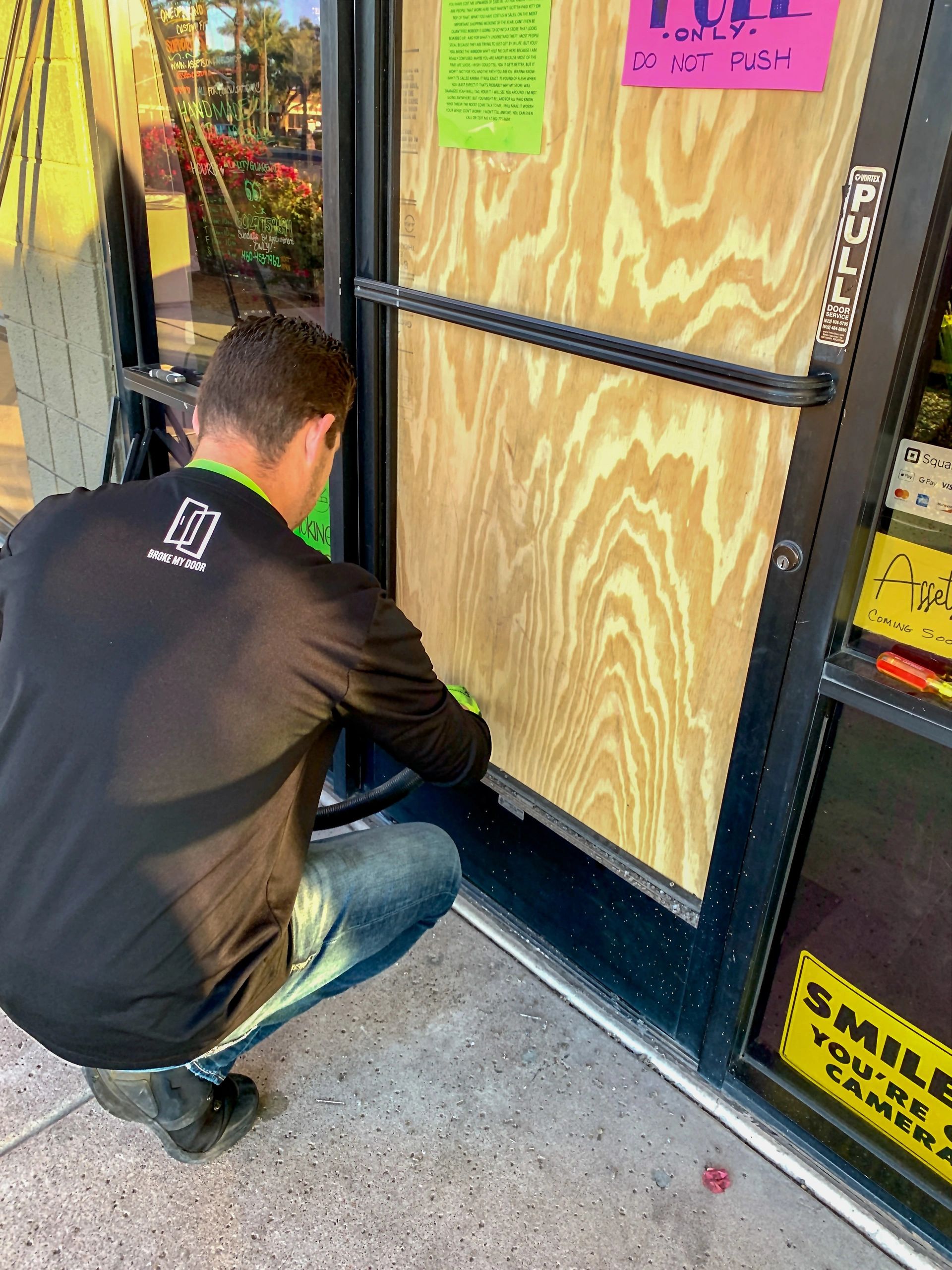 Commercial Door Repair, Service & Maintenance Broke My Door