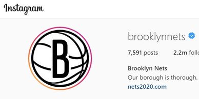 Brooklyn Nets Instagram Logo