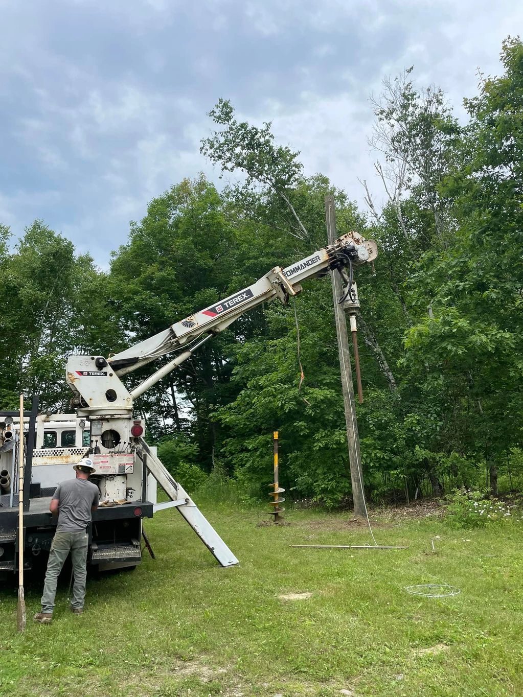 pole setting