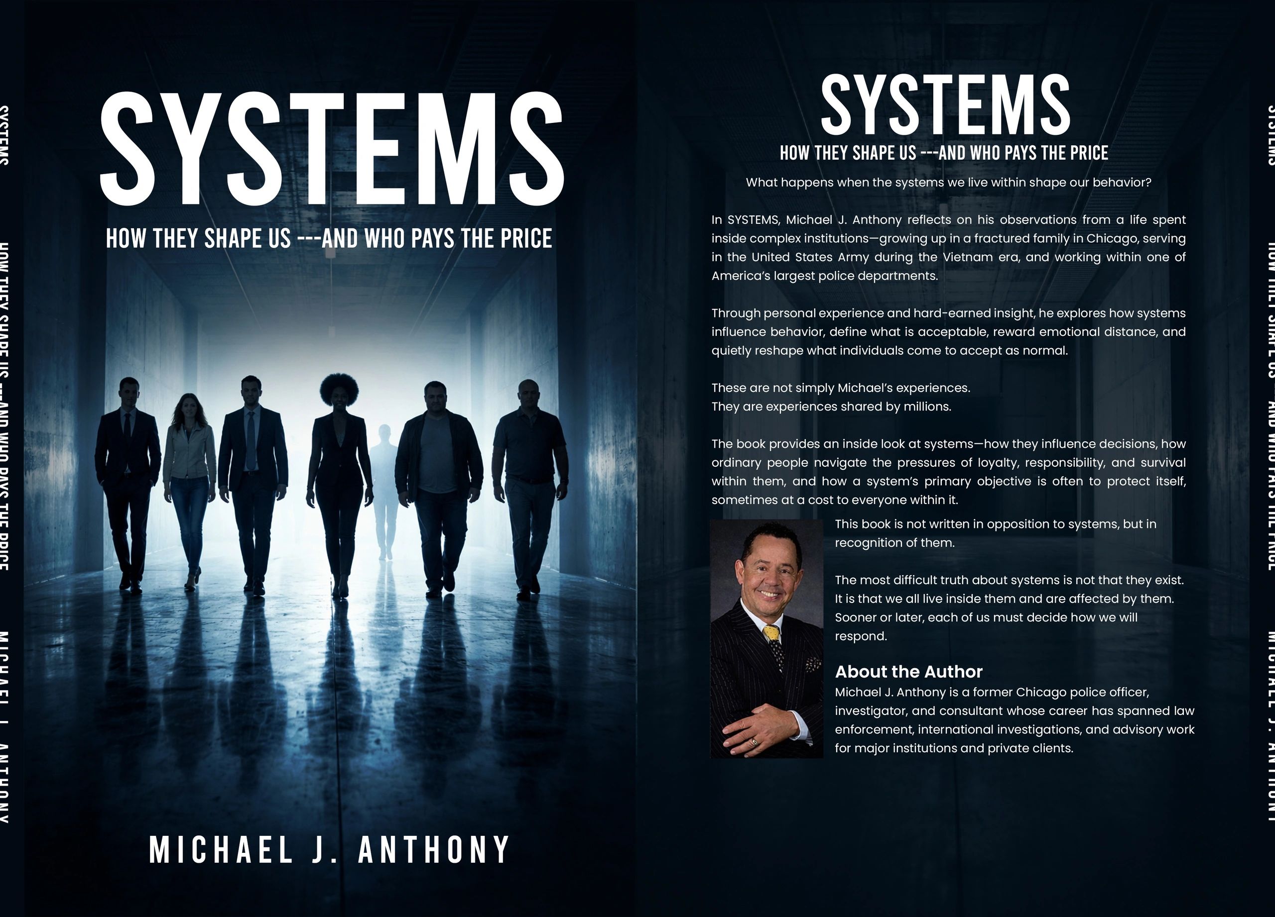SYSTEMS book cover by Michael James Anthony - nonfiction memoir on power and institution