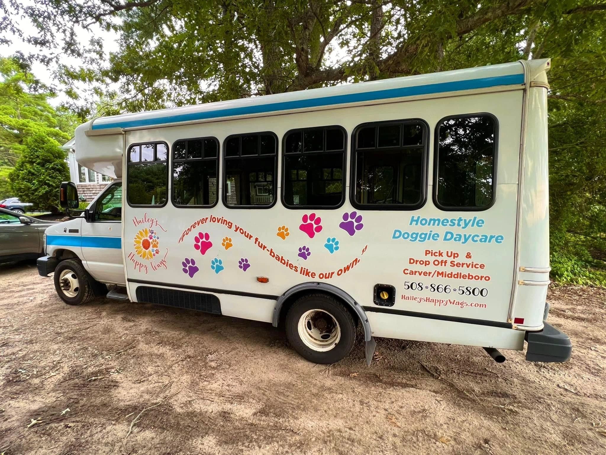 Hailey’s Happy Wags Luxury HomeStyle Doggy Daycare and Boarding with PickUp and DropOff Service