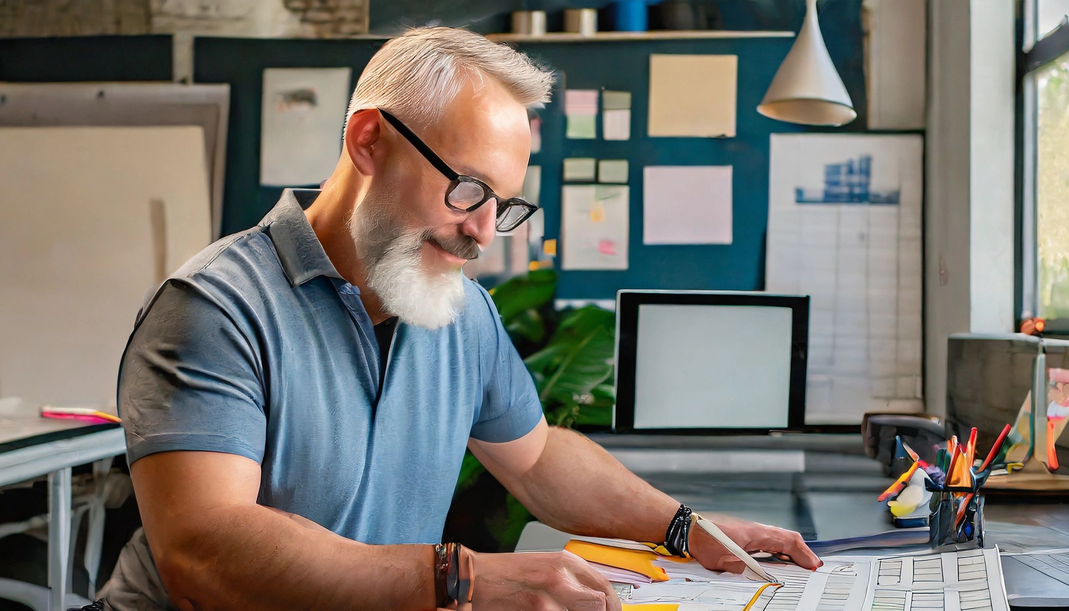 Oregon Graphic Design professional creating a logo color guide.