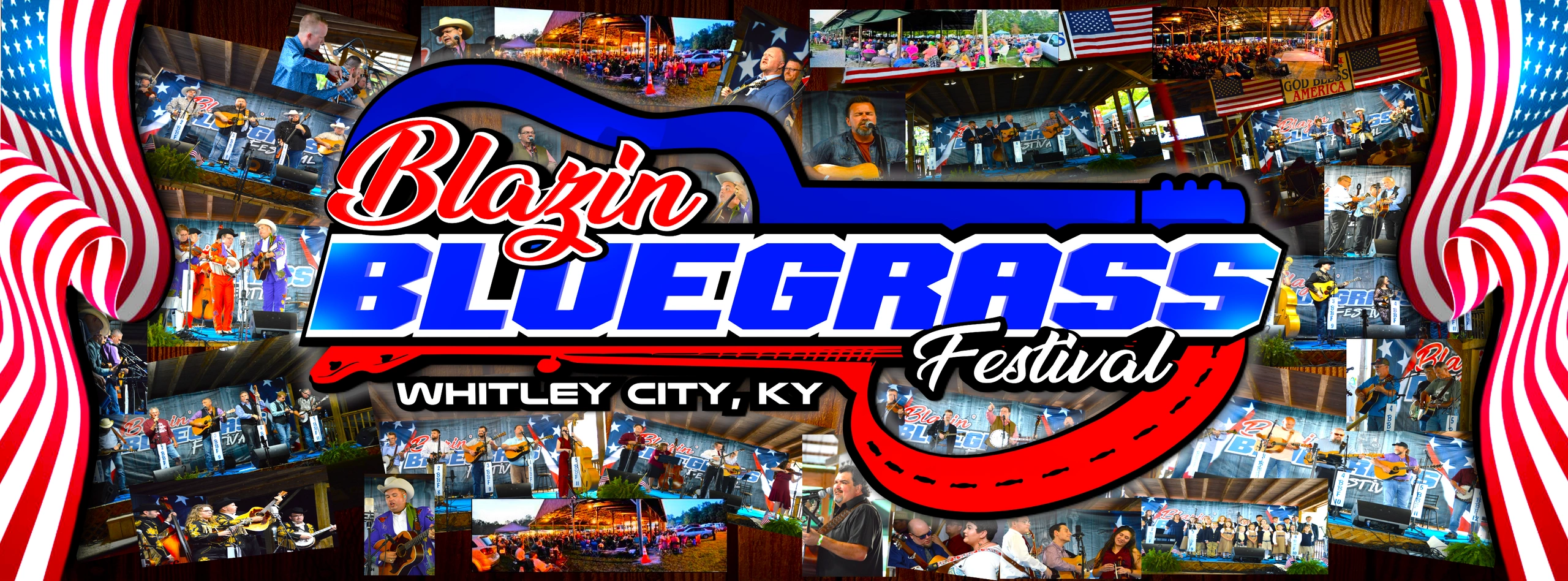 Blazin' Bluegrass Festival artwork