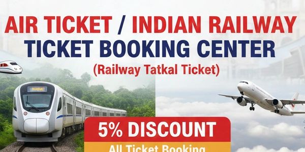 Event India offers air and train ticket booking with a 5% discount and tour packages.